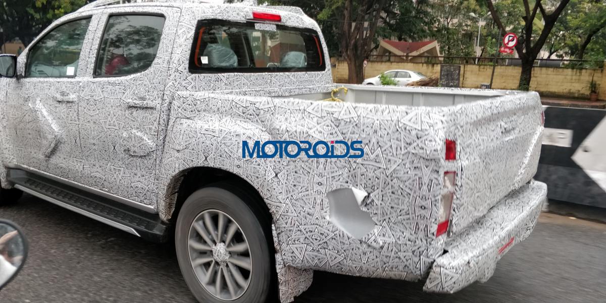 Isuzu V-Cross pick-up truck spied testing; Launch soon