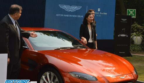 Aston Martin Vantage launch