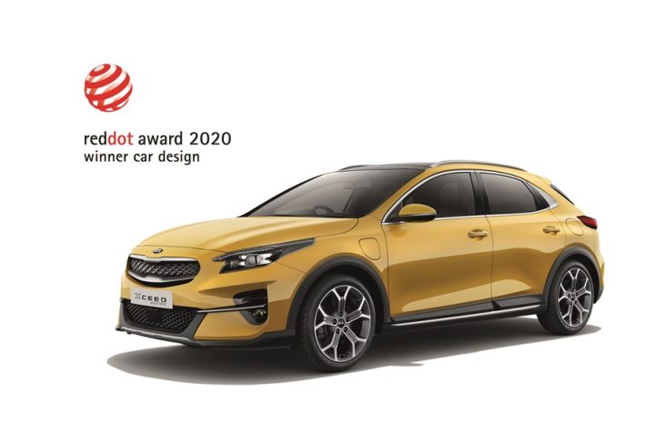 2020 Red Dot ‘Product Design’ award for Kia XCeed