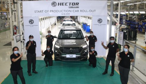 MG Hector Plus production commences, will go on sale in July 2020
