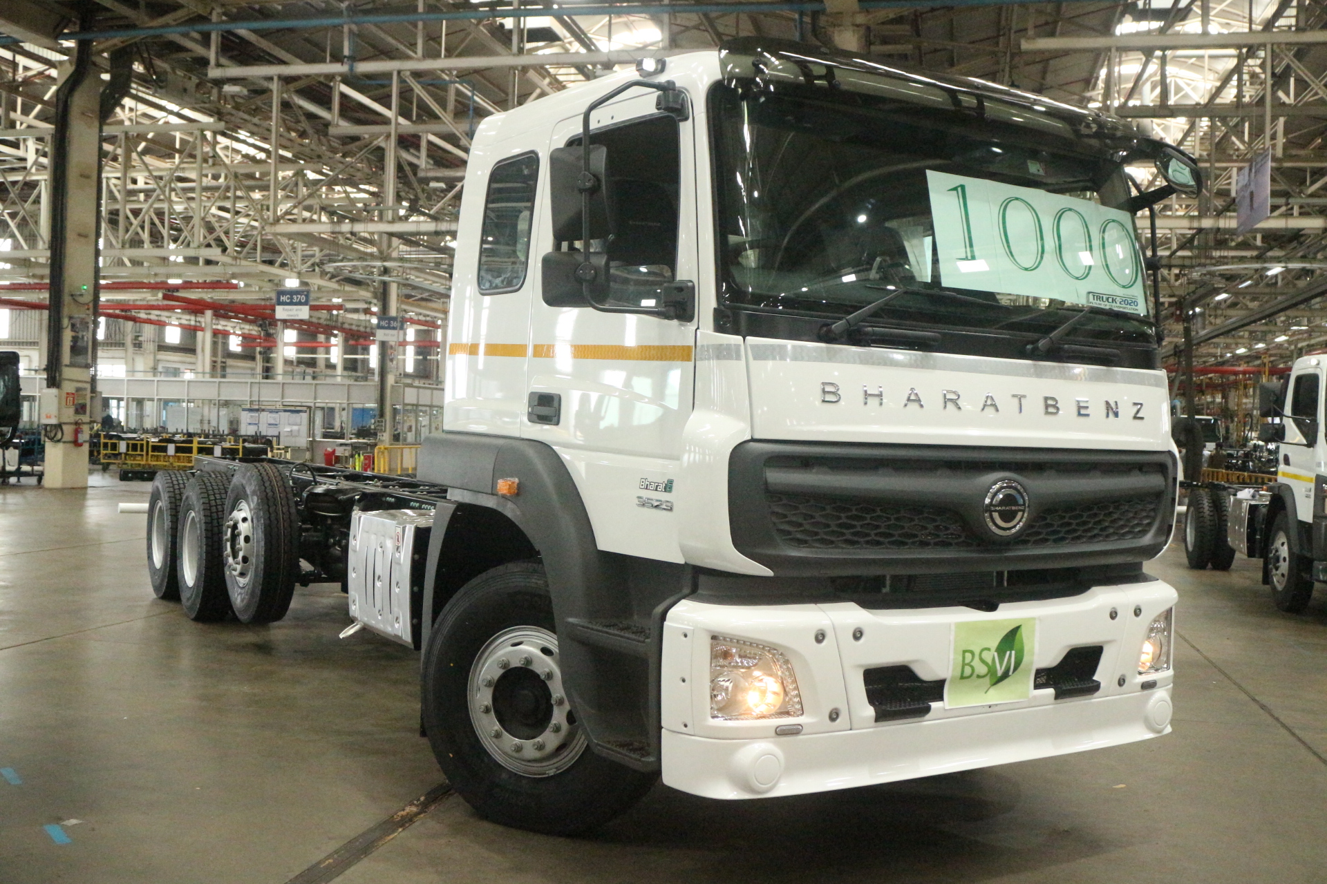 BharatBenz rolls out 1000th BSVI-compliant truck