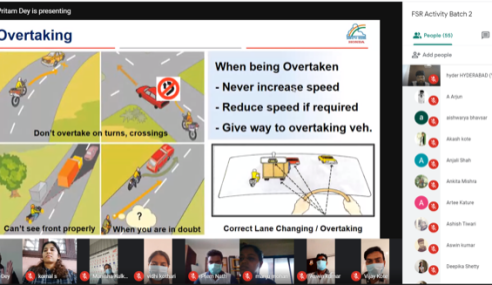 ‘Honda Road Safety E-Gurukul’ conducted for girls