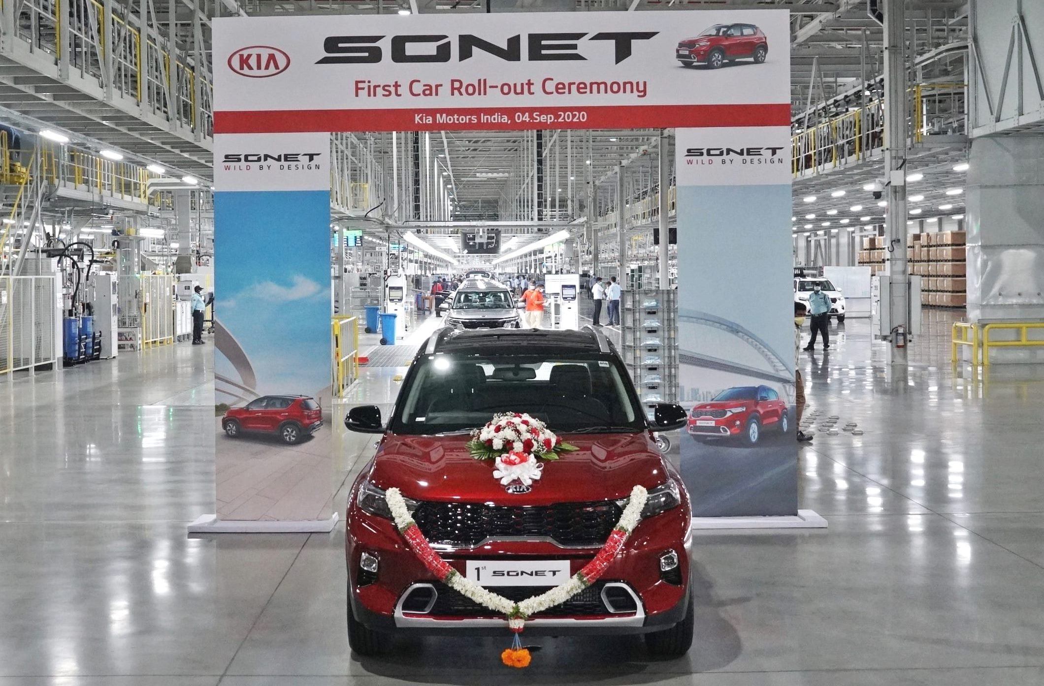 Kia Motors rolls out first Sonet, launch on September 18