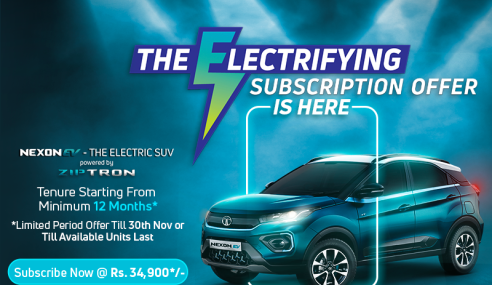 Tata Motors introduces limited period subscription offer on Nexon EV