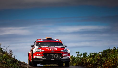 Team MRF Tyres finishes the 2020 European Rally Championship strongly