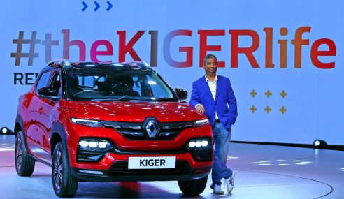 Renault Kiger makes its  debut in India