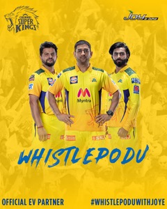 Joy e-bike partners with CSK for IPL 2021