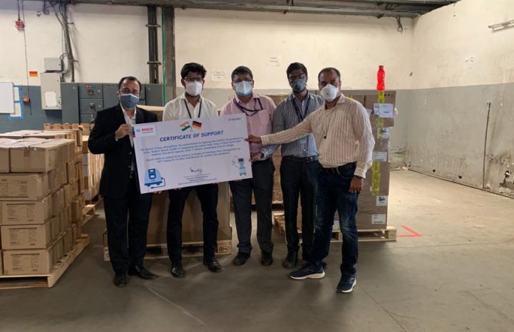 Robert Bosch GmbH strengthens its commitment to fighting the COVID-19 pandemic in India