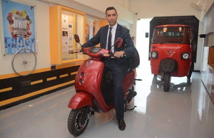 Omega Seiki Mobility unveils its First Two-Wheeler Electric Scooters