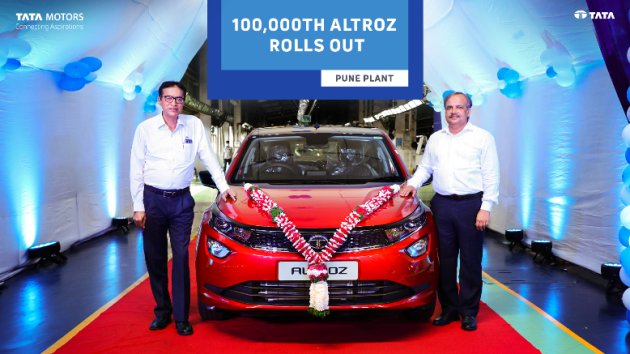 Tata Motors rollout 1,00,000 ALTROZ