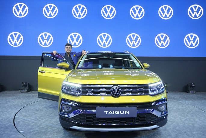 Volkswagen Taigun launched at an introductory price of INR 10.49 lakh (ex-showroom, India)