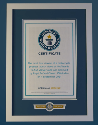Royal Enfield Rides With The Guinness World Records Title