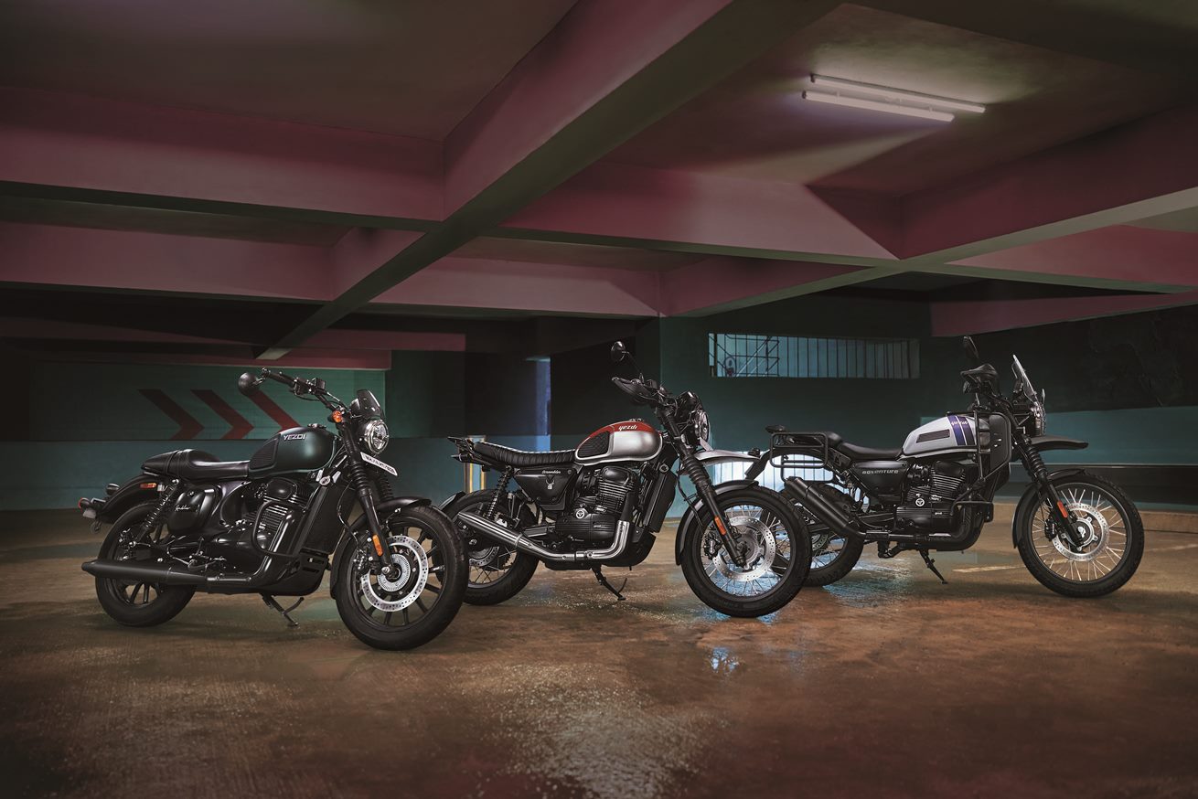 Welcome back Legend, Yezdi Motorcycles return with three models Yezdi Adventure, Scrambler and Roadster