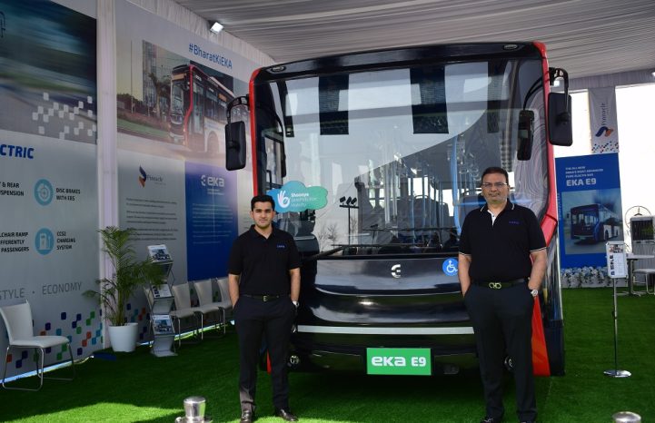 Commercial EV company, EKA unveils its first electric bus- EKA E9