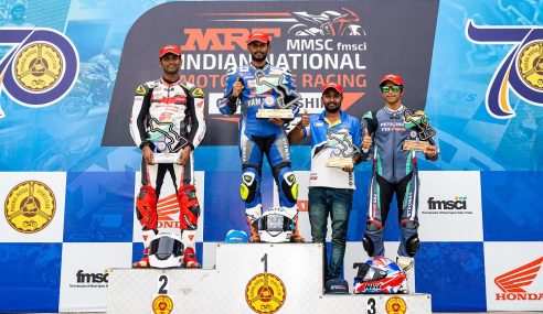 Rajiv Sethu ends Round 4 of 2022 INMRC PS165cc with a double podium finish