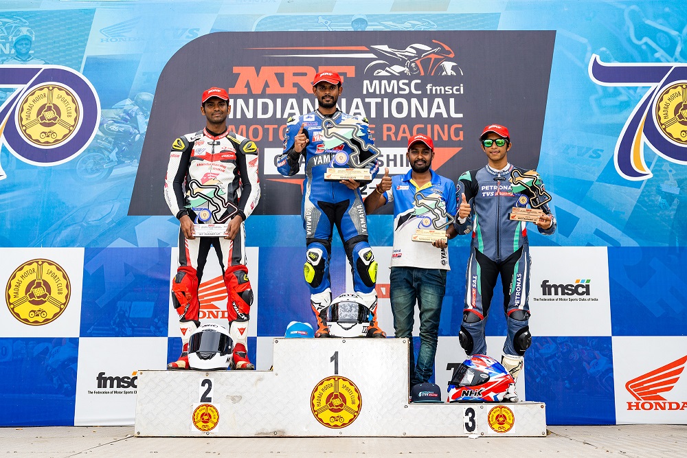 Rajiv Sethu ends Round 4 of 2022 INMRC PS165cc with a double podium finish