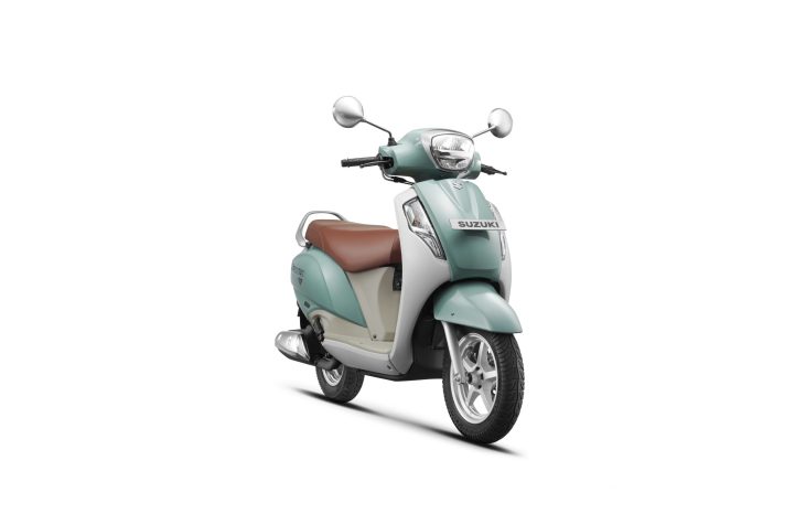 Suzuki Access 125 Solid Ice Green/ Pearl Mirage White colour variant launched