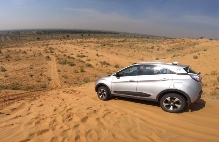 Tata Nexon Tries to Climb 20-ft Sand Dune