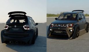 Humble Maruti Ignis Imagined with Wide Body Kit