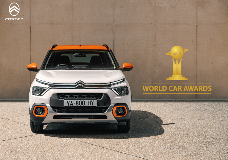 CITROËN C3 RECEIVES THE “2023 WORLD URBAN CAR” AWARD