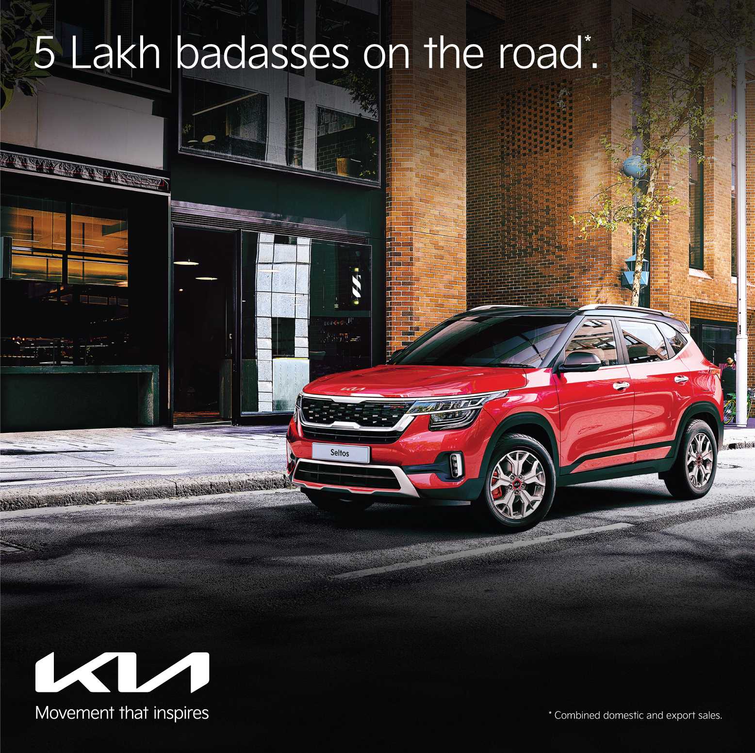 Kia Seltos crosses the 5 Lakh sales in 46 months