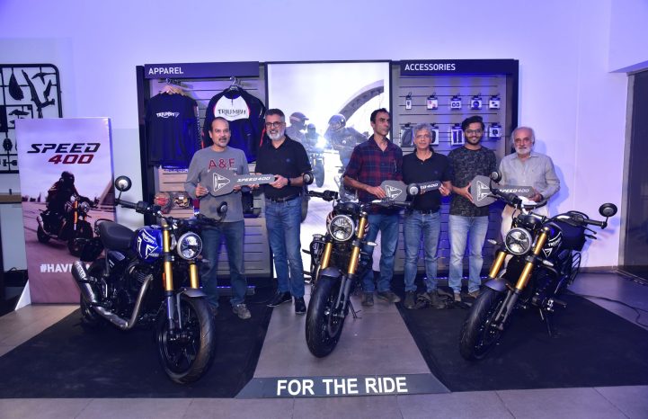 First Batch of Triumph Speed 400 Bikes Delivered in Pune