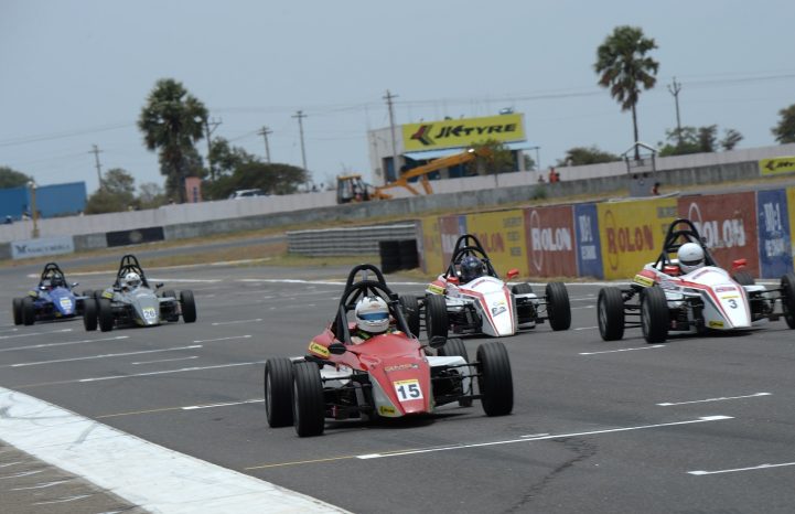 Ruhaan, Tijil steal LGB Formula 4 show on final day of round 1 of 26th JK Tyre FMSCI National Racing Championship