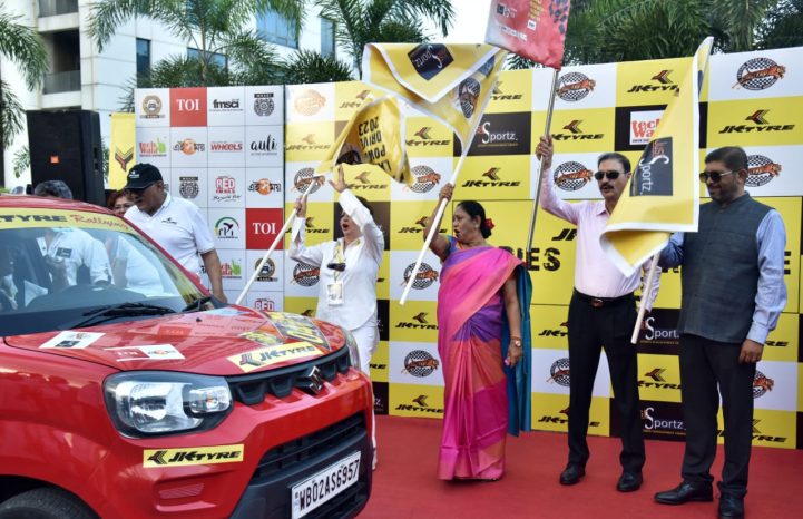 JK Tyre Ladies Power Drive 2023-the first ever all-ladies motorsport event held in Kolkata concludes successfully