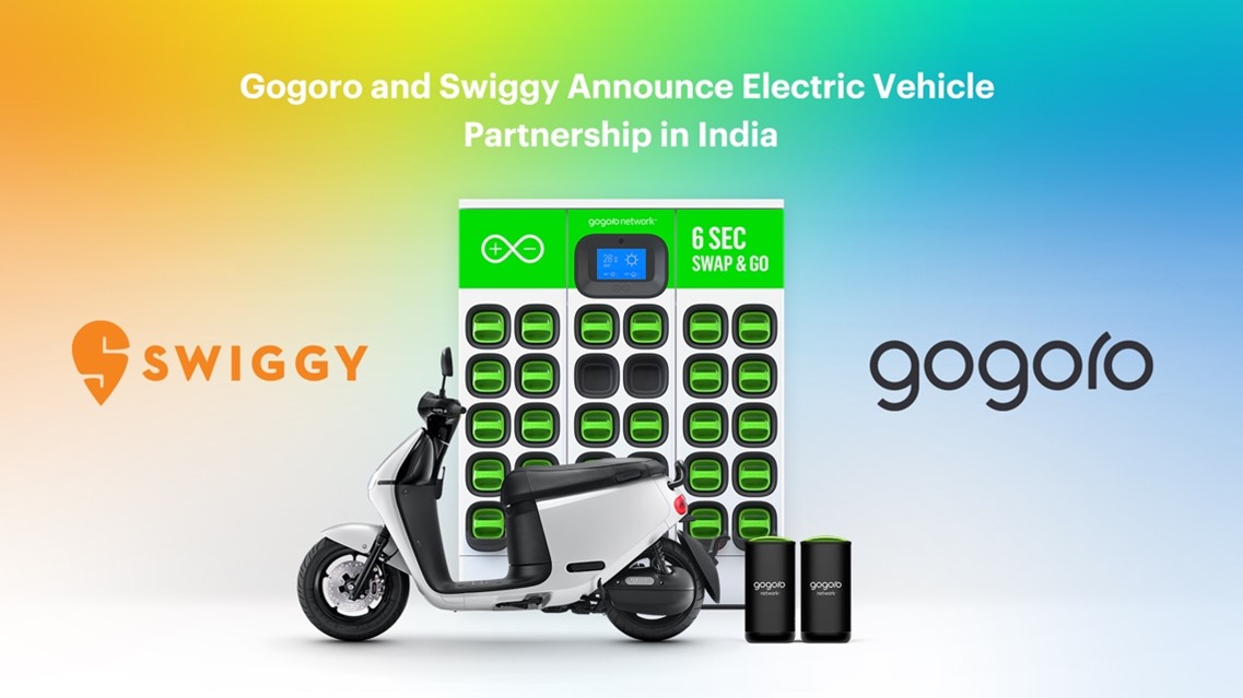 Gogoro and Swiggy Announce Electric Vehicle Partnership in India