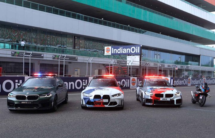 BMW M Safety vehicles at MotoGP™ in India