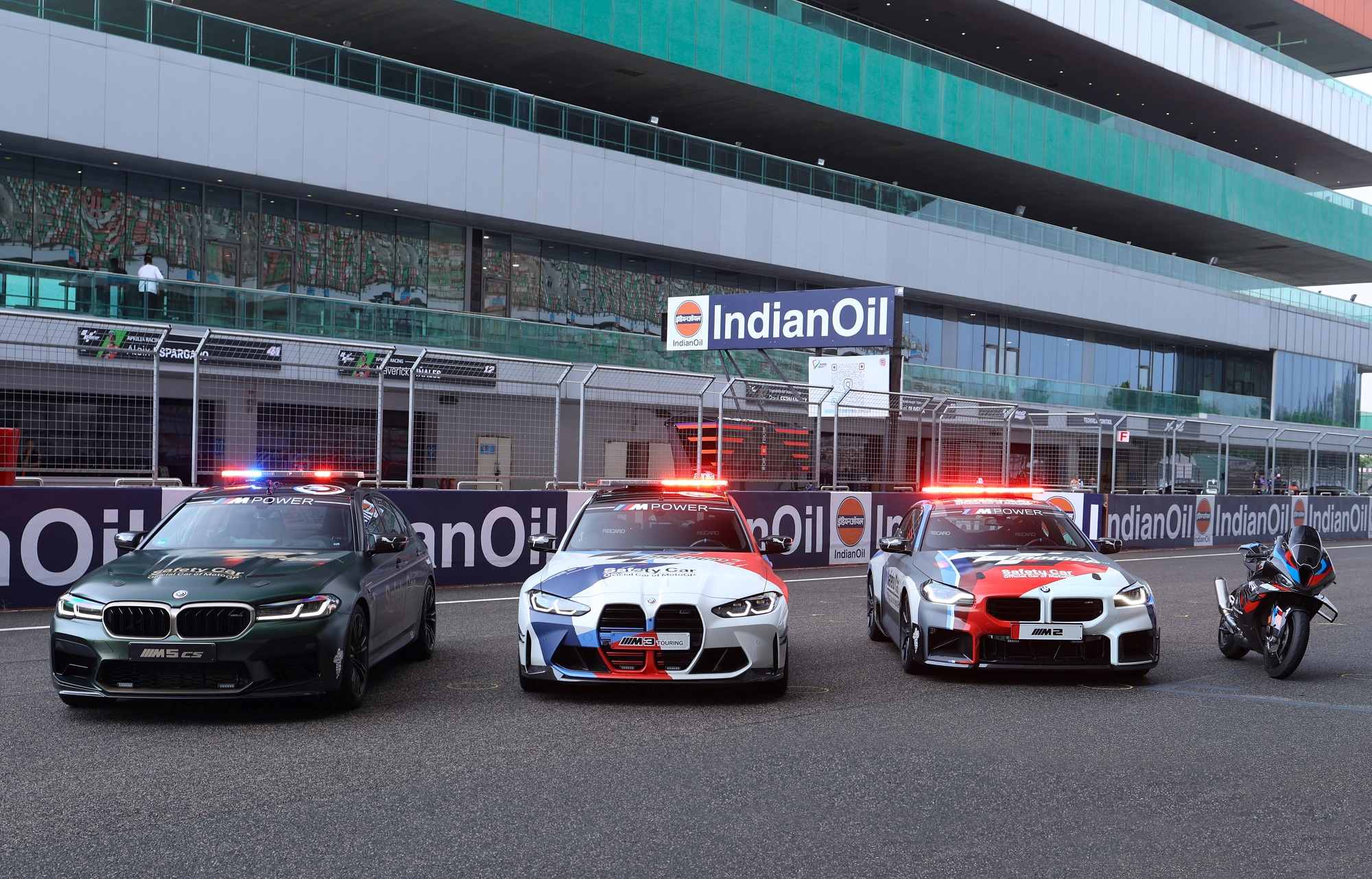 BMW M Safety vehicles at MotoGP™ in India