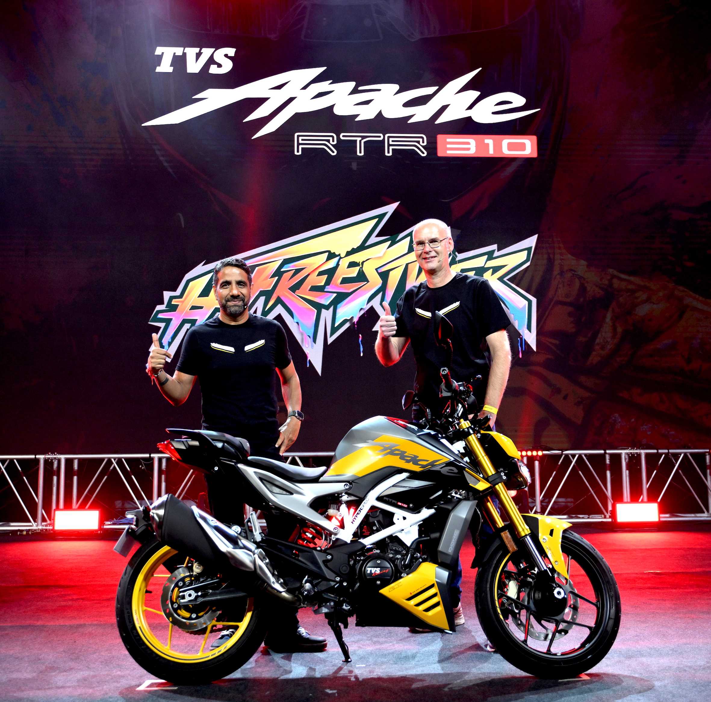 TVS Motor Company creates ‘New Freestyle Performance’ segment with global launch of  all new naked sports TVS Apache RTR 310