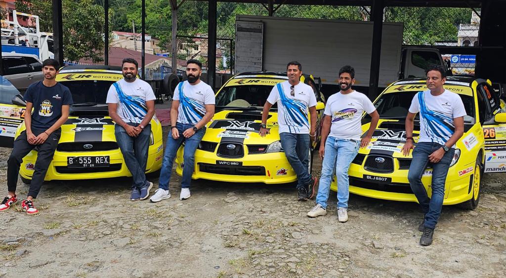 Team JK Tyre Motorsport at the APRC finals in Indonesia