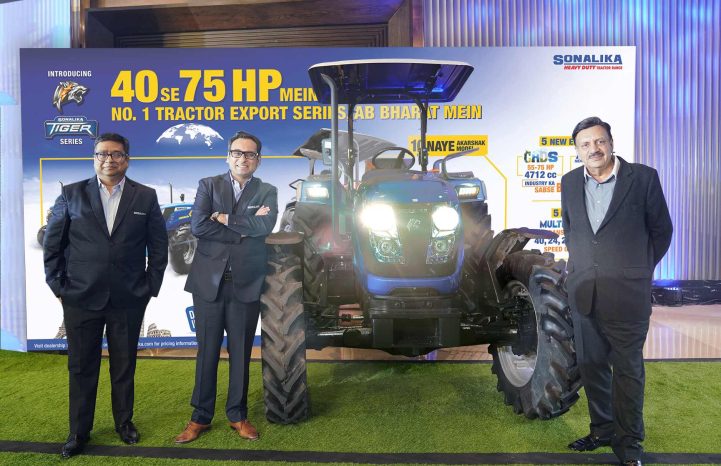 Sonalika kick-starts 2024 with its Biggest range of 10 ‘Tiger’ advanced heavy duty tractors in 40-75 HP