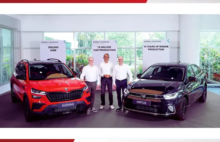 Skoda-Volkswagen hit 15 lakh units production milestone in India