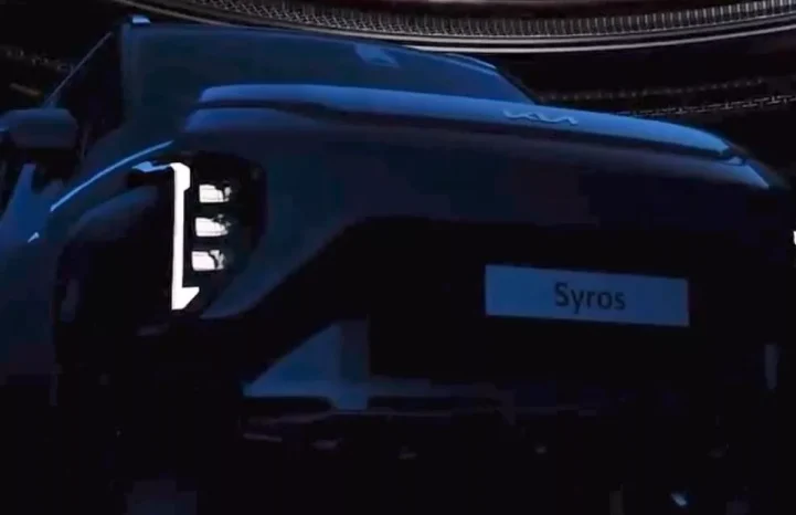 Kia Syros teased again ahead of the 19 December debut