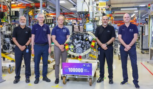 Force Motors along with BMW Group India Celebrates the Roll-Out of its 100,000th engine from the Chennai Plant