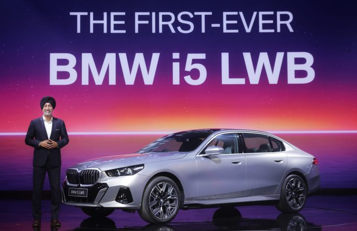 BMW i5 LWB launched at Rs 79.6 lakh