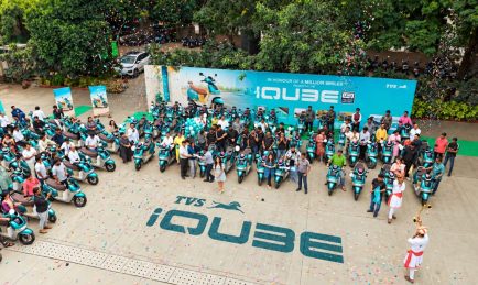 Celebrating One Million: TVS Delivers 100+ iQube MillionR Scooters in Pune